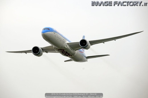 2019-10-13 Linate Airshow 0258 Boeing B-787 - Neos Air